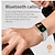 levne Chytré náramky-696 H37 Chytré hodinky 1.57 inch Inteligentní náramek Bluetooth Krokoměr Záznamník hovorů Měřič spánku Kompatibilní s Android iOS Dámské Hands free hovory Záznamník zpráv IP 67 30mm pouzdro na hodinky