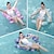 cheap Water Toys-Water Play Equipment Inflatable Pool Float Non Toxic Geometric Pattern PVC Beach Theme Creative Outdoor Summer All Child&#039;s Adults&#039;