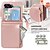 cheap Samsung Cases-Phone Case For Samsung Galaxy Z Flip 6 Z Flip 5 Wallet Case with Stand Holder Zipper with Lanyard Retro TPU PU Leather