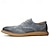 baratos Sapatos Oxford para Homem-sapatos masculinos de camurça brogue oxford - sapatos sociais elegantes e confortáveis com cadarços para uso casual e formal