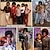economico Parrucche storiche-Parrucche Afro Rock Disco 70s per Uomini Donne Senza Colla Indossa e Vai Parrucca fluffy Corto Afro Riccio Carnevale Sintetico Hippie Festa Quotidiana Parrucche di Halloween