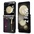 baratos Capa Samsung-telefone Capinha Para Samsung Galaxy Z Flip 7 Z Virar 6 Z Flip 5 Z Flip 4 Z Flip 3 Capa articulada Zíper com cordão Bling Glitter Brilhante Retro PC Couro PU
