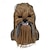 preiswerte Masken-Monster Chewbacca Halloween Maske Vollkopf Gruseliges Kostüm Beweglicher Kiefer Erwachsene Unisex Karneval Leistung Party Einfache Halloween-Kostüme Verkleiden