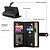 billige Samsung-etui-telefon Etui Til Samsung Galaxy S26 Ultra Plus S25 S24 S23 S22 S23 FE S21 Ultra Plus S20 A55 5G A35 5G Bakdeksel med stativ Magnetisk Glidelås Kontor / Bedrift TPU PU lær