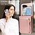 cheap Samsung Cases-Phone Case For Samsung Galaxy Z Flip 6 Z Flip 5 Wallet Case with Stand Holder Zipper with Lanyard Retro TPU PU Leather