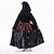 abordables Brujas Malvadas-Bruja Calavera Fantasma Víspera de Todos los Santos Capa Traje de cosplay capa con capucha Noche de Walpurgis Disfraz de miedo Niños Chica Carnaval Mascarada Rendimiento Víspera de Todos los Santos