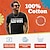 baratos Camiseta gráfica masculina-Camiseta Gráfica Masculina Manga Curta 'EU LI O CAPÍTULO FINAL DEUS VENCE' Camiseta de Fé Cristã