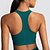 baratos Sutiã Esportivo-Mulheres Sustentação Leve Sutiã Esportivo Sutiã de corrida Costas Nadador Sem costas Good Top Acolchoado Ginástica Esportes Relaxantes Corrida Respirável Leve Macio Vinho Verde Escuro Cinza Escuro