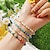 billiga Utklädningssmycken-flerfärgat skal handgjort armband, utsökt staplingsdesign för kvinnors elegans - perfekt vår  &amp; sommar fritidskläder