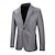 billiga Herrars klassiska kavajer-Herr Kavaj Formell kväll Ledigt / vardag Ljuv Alla årstider 65%Cotton 35%Polyester Enfärgad / vanlig färg Paljetter Fritid Bröllop Enkelknäppt Blazer Silver Svart Rubinrött Blå