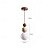 baratos Luzes da ilha-luz pendente led branco quente 11/50/70cm 1/2/3-luz criativa pedra madeira mini lustre suspenso industrial vidro g9 lâmpada suspensa de teto para cozinha ilha sala de jantar quarto 85-265v