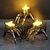 baratos Halloween ao Ar Livre-Luz de vela de mão esqueleto de halloween, decoração de casa, adereços, pé de caveira, luz de vela led, decorações de mesa para festa de halloween, 3/6/12 peças