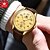 abordables Montres à quartz-Montre en quartz minimale OLEVS pour homme mode lumineuse calendrier étanche décoration en cuir