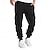economico Carico-Per uomo Pantaloni della tuta Pareggiatore Pantaloni Tasche A cordoncino Vita elastica Liscio Comfort Sportivo Giornaliero Di tendenza Informale Nero Blu marino Media elasticità