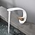 abordables Grifería para bañera-Baño grifo del fregadero - Clásico Latón Envejecido / Galvanizado Conjunto Central Sola manija Un agujeroBath Taps