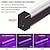 abordables 123496-2 pièces Barres LED UV Noires USB 28cm Haute Intensité-385-400nm Effet Lumière Ultra Violet pour Fête Disco Éclairage de Scène - Basse Tension 5V avec Interrupteur On/Off Non-Étanche