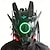 levne Novinky-kyberpunková maska maska kulaté světlo křídlo cop music festival led light mask cosplay