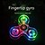 levne Novinky-barevný svítící krystal gyroskop transparentní led fidget spinner dětský odlehčovač stresu