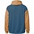 abordables Hoodies Étnicos Vintage-Hombre Impresión de pañuelo Sudadera Sudaderas Moda vaquero Manga Larga Cuello Barco Azul Piscina Marrón Otoño Invierno Diseñador
