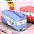 cheap Office Supplies-Large Capacity Cartoon Bus Pen Case Pencil Case Car Pen Case Student Bus Pen Case