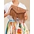 preiswerte Umhängetaschen-braune Umhängetasche mit Fransen und verstellbarem Riemen für den Boho-Chic-Stil für Damen