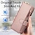 billige Samsung-etui-telefon Etui Til Samsung Galaxy Z-brett 7 Z Brett 6 Z Fold 5 Z Fold 4 Z Fold 3 Bakdeksel Lommebok-kortveske med stativ Ringholder Glidelås Kontor / Bedrift TPU PU lær