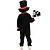 economico Teschi &amp; Ossa-Fantasma Sposa Teschio dello scheletro Costume cosplay Costumi della famiglia del gruppo di Halloween Per bambini Da ragazzo Da ragazza Costume spaventoso Prestazioni Festa / Serata Carnevale