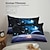 economico Set copripiumino-set copripiumino in 3 pezzi Galaxy Starry Sky Planet per la camera degli ospiti della camera da letto dell&#039;hotel, set confortevole di biancheria da letto