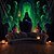 cheap Halloween Decoration-Halloween Decorations Green Skulls Hanging Tapestry Wall Art Large Tapestry Mural Decor Photograph Backdrop Blanket Curtain Home Bedroom Living Room
