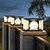 economico applique da esterno-Lampada da parete per esterni a LED bianco caldo 30 cm Lampada da pilastro esterna impermeabile a 1 luce Lampada da pilastro moderna per cancello di recinzione da giardino, cortile, prato, percorso,