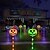 ieftine Halloween în aer liber-6 bucăți lumini solare de dovleac de halloween pentru grădină luminează dovleac, țăruș solar pentru curte pentru halloween, lumini de dovleac iluminate, impermeabile, în aer liber, pentru grădină, terasă, curte, decor mormânt