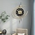 tanie Dekoracje ścienne-Zegar ścienny moda nowoczesna dekoracja ścienna osobowość twórcza salon 41*54cm