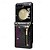 baratos Capa Samsung-telefone Capinha Para Samsung Galaxy Z Flip 7 Z Virar 6 Z Flip 5 Z Flip 4 Z Flip 3 Capa articulada Zíper com cordão Bling Glitter Brilhante Retro PC Couro PU