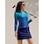 cheap Designer Collection-Women&#039;s Golf Polo Shirt Blue Short Sleeve Top Ladies Golf Attire Clothes Outfits Wear Apparel