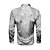 preiswerte Herren Satin Hemd-Herren Hemd Satinhemd Oberhemd Knopfhemd Blumen Party-Abendgarderobe Hellblau Gelb Grau Langarm Umlegekragen Sommer Frühling Bekleidung Knopf hoch