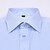 baratos camisas masculinas não de ferro-Homens Camisa Social Saia camisa de botão Tecido Casamento Festa Preto Branco Amarelo Azul Manga Longa Lapela Primavera &amp; Outono Roupa