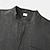 baratos Casual de negócios-Homens Camisa Social camisa de linho Camisa de colarinho chinês Camisa gola mandarim Camisa casual camisa de botão Tecido Férias Havaiana Vermelho Verde Escuro cáqui Manga Longa colarinho do vovô