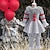 levne Cirkusové kostýmy-Klaun Pennywise Karneval Šaty Kostým To Strašidelný kostým Dětské Dívčí Karneval Výkon Snadný karnevalový kostým Oblékněte se