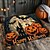 preiswerte Halloween Schlafzimmer-Halloween Dekoration Kürbis Krähe Fußmatte Küchenmatte Bodenmatte rutschfester Bereich Teppich Ölfester Teppich Indoor Outdoor Matte Schlafzimmer Dekor Badezimmermatte Eingangsteppich