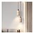 billige Cylinderdesign-led pendel sten design pendel vintage stue soveværelse spisestue 110-240v