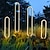 abordables luces de pared al aire libre-Aplique de pared exterior LED blanco cálido 40/60/80 cm lámparas de jardín 10w poste acrílico de metal iluminación de jardín 3000k para garaje, patio de puerta de entrada 110-240v