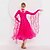 baratos Salão de Dança Padrão-Vestido de dança de salão feminino moderno valsa tango roupas de dança manga longa competição desempenho vestido de dança
