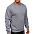 cheap Basic Sweatshirts-Men&#039;s Sweatshirt Black White Wine Army Green Light Grey Crew Neck Plain Sports &amp; Outdoor Daily Holiday Streetwear Basic Casual Fall &amp; Winter Clothing Apparel Hoodies Sweatshirts
