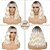 billige Festparykker-Ombre blond parykk med pannelugg kvinner 14 tommer skulderlengde kort bob bølgete krøllete parykk platina blond parykk varmebestandig syntetiske parykker halloween parykker