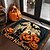 preiswerte Halloween Schlafzimmer-Halloween Dekoration Kürbis Krähe Fußmatte Küchenmatte Bodenmatte rutschfester Bereich Teppich Ölfester Teppich Indoor Outdoor Matte Schlafzimmer Dekor Badezimmermatte Eingangsteppich