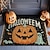 preiswerte Halloween Schlafzimmer-Halloween Dekoration Kürbis Krähe Fußmatte Küchenmatte Bodenmatte rutschfester Bereich Teppich Ölfester Teppich Indoor Outdoor Matte Schlafzimmer Dekor Badezimmermatte Eingangsteppich