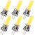 cheap LED Bi-pin Lights-6pcs G4 Bi-pin LED COB 2508 Silicone Light 3W AC12V/DC12-24V Landscape Lighting