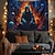 cheap Halloween Decoration-Halloween Decorations Green Skulls Hanging Tapestry Wall Art Large Tapestry Mural Decor Photograph Backdrop Blanket Curtain Home Bedroom Living Room