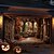 abordables Bannières de Garage et de Porte-Décorations de porte extérieur Couverture de porte de garage Bannière Champ de citrouilles Forêt effrayante Grande Décoration de fond pour les vacances Décorations murales de porte de garage extérieur