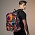 baratos Mochilas para Crianças e Adolescentes-Mochila com estampa de basquete para meninos e adolescentes – mochila escolar de grande capacidade com tema esportivo e design colorido de estilo urbano para uso diário e prática de ginástica